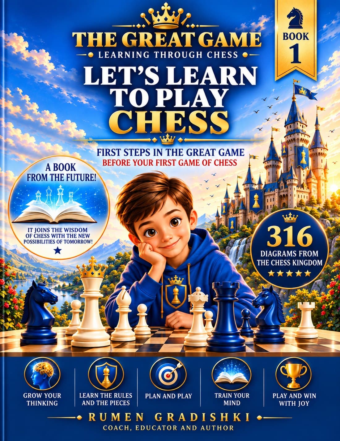 Cover of Let's Learn to Play Chess by Rumen Gradishki